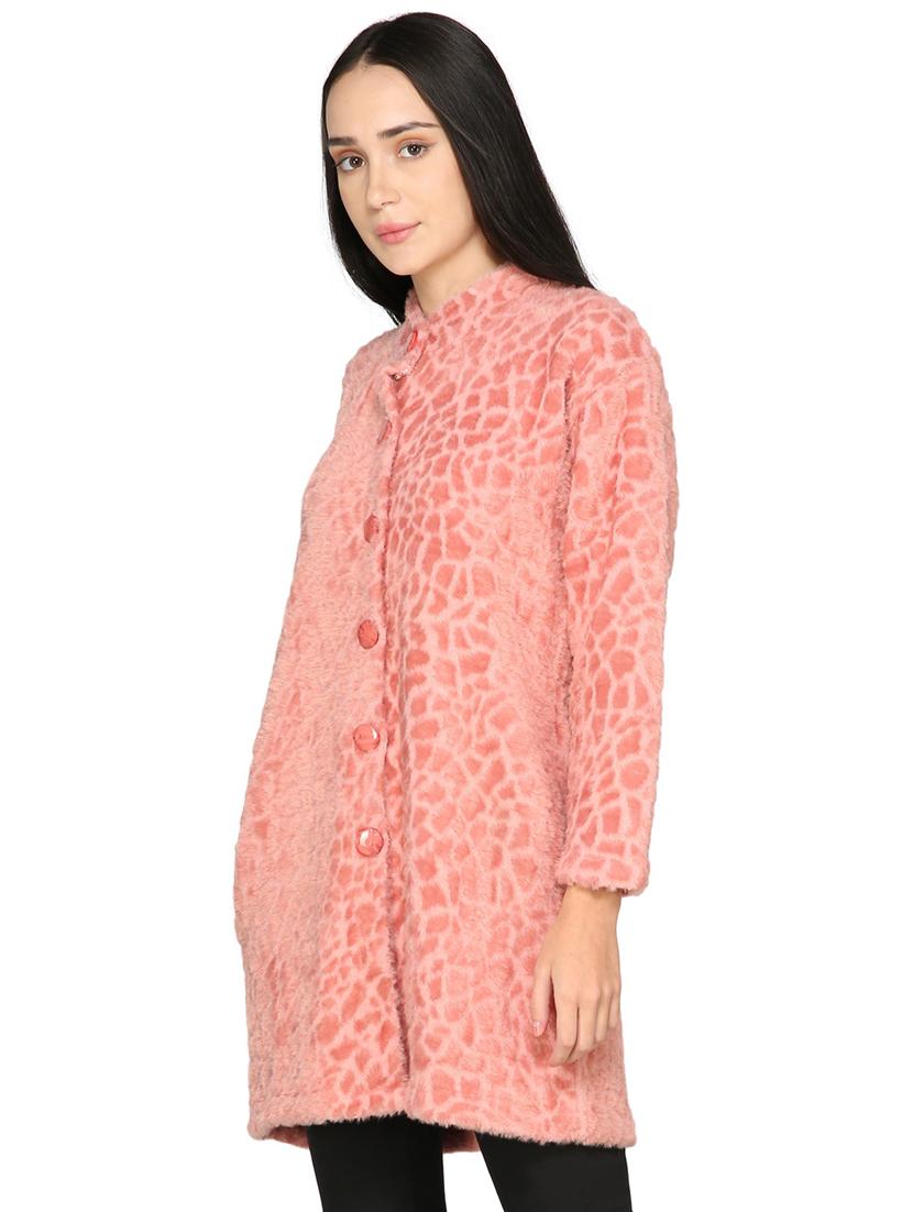 rosewater self designed woolen coat - 20511770 - Standard Image - 1
