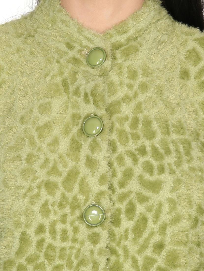 women green full sleeves coat - 20511772 - Standard Image - 4