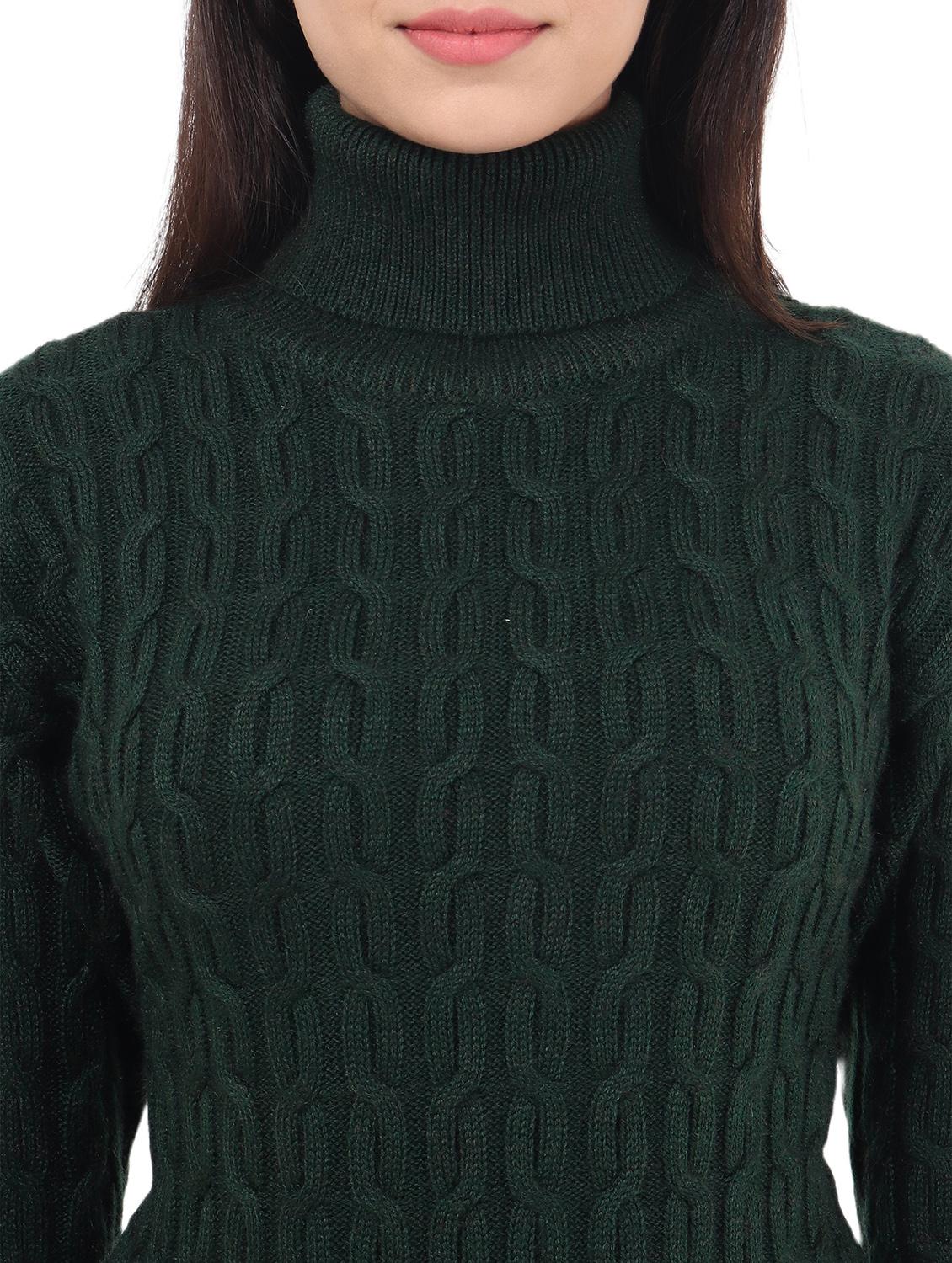 women self design long sleeve pullover - 20512254 - Standard Image - 4