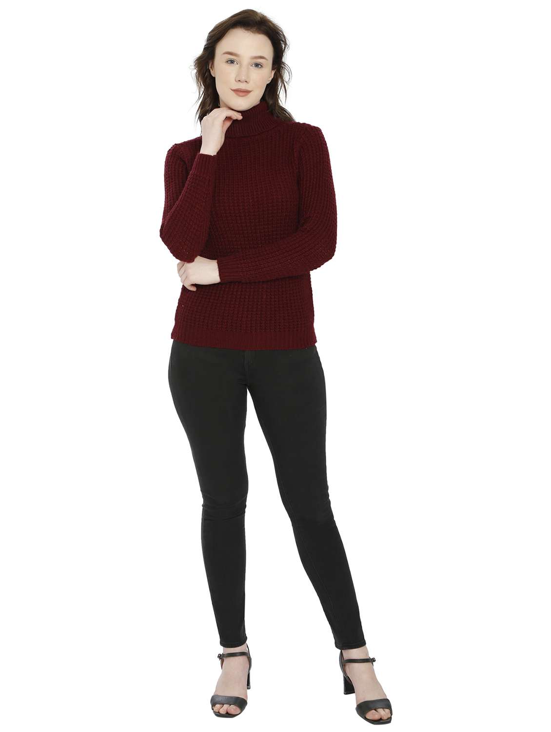 women self design pullover - 20512258 - Standard Image - 4