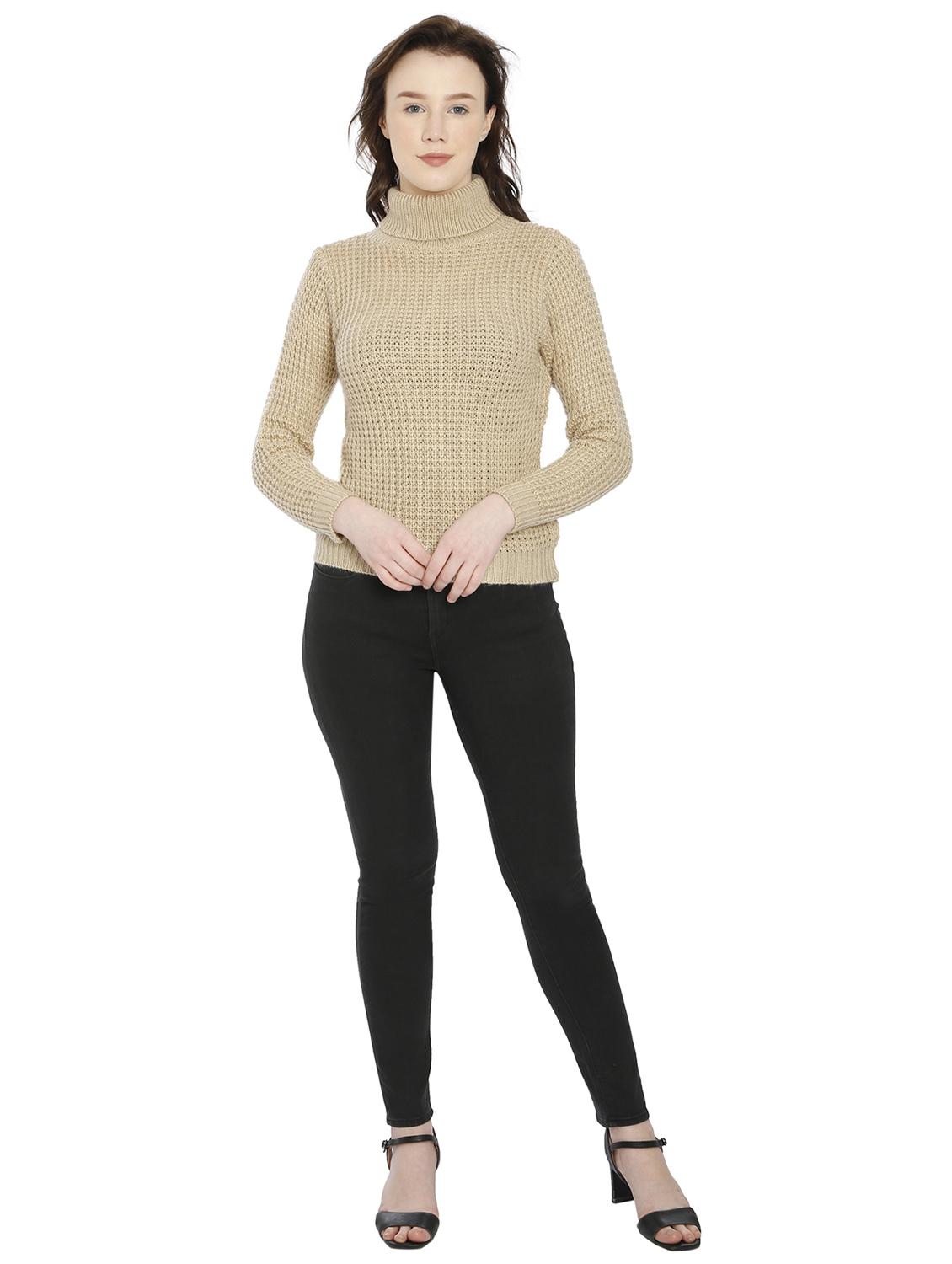 women self design long sleeve pullover - 20512260 - Standard Image - 4