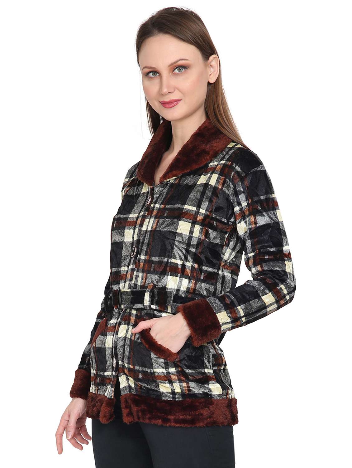 women multi color long sleeves cardigans - 20512342 - Standard Image - 1