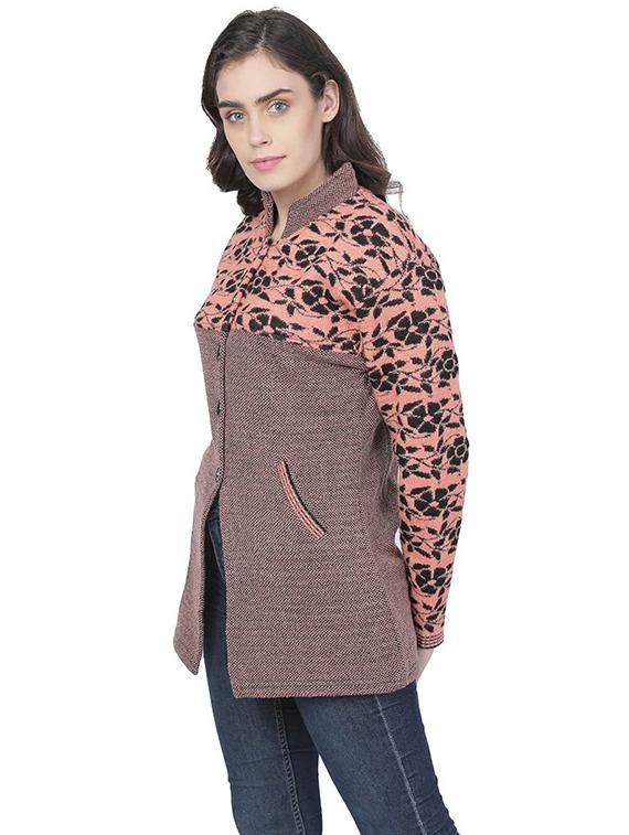 women printed cardigan - 20512388 - Standard Image - 1