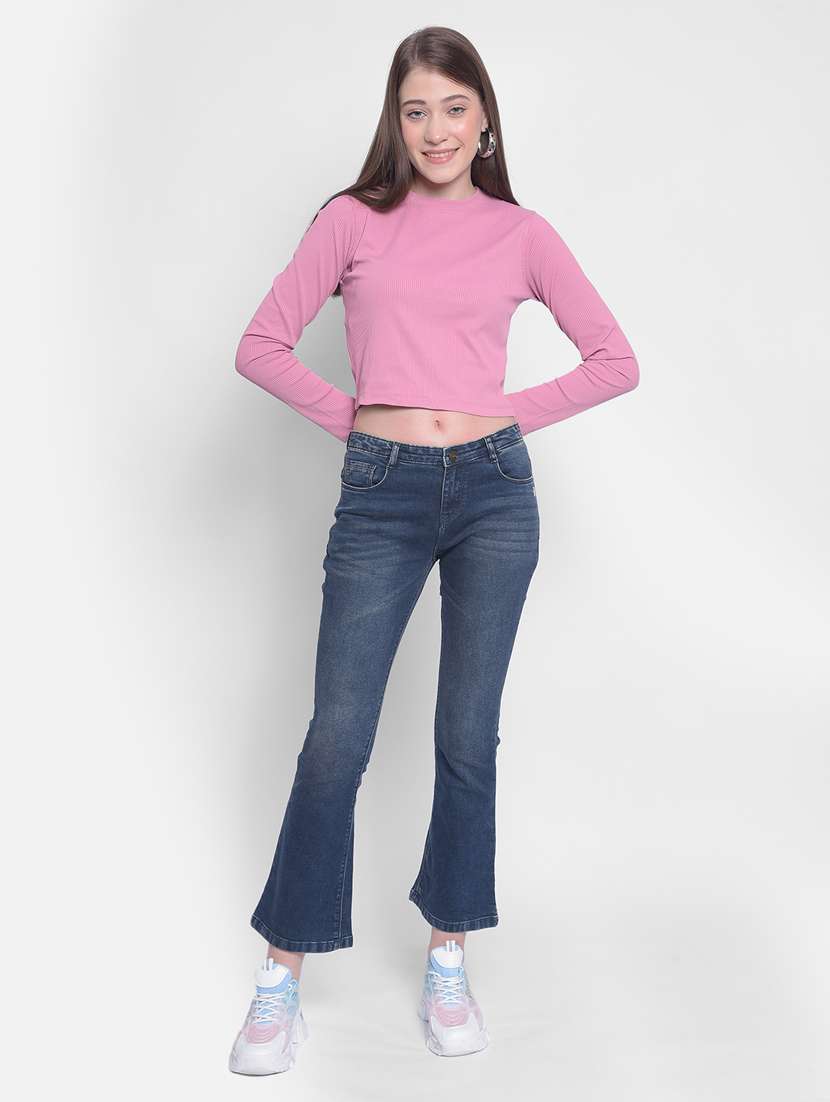 women's plain round neck t-shirt - 20512762 -  Standard Image - 4