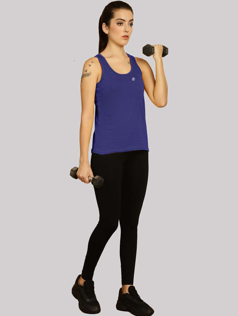 women solid tank top - 20517584 - Standard Image - 4