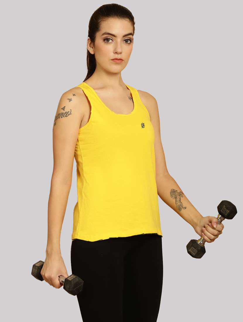 women solid tank top - 20517585 - Standard Image - 1