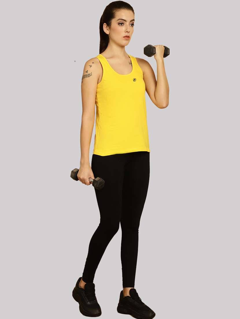 women solid tank top - 20517585 - Standard Image - 4