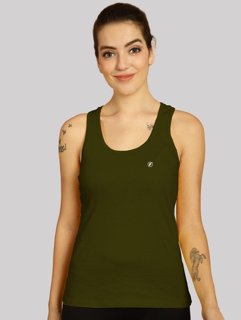 women solid tank top - 20517594 - Zoom Image - 0