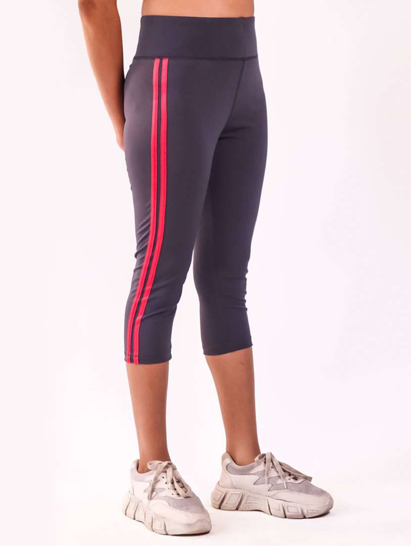 women steel grey tapered capri - 20518003 -  Standard Image - 1