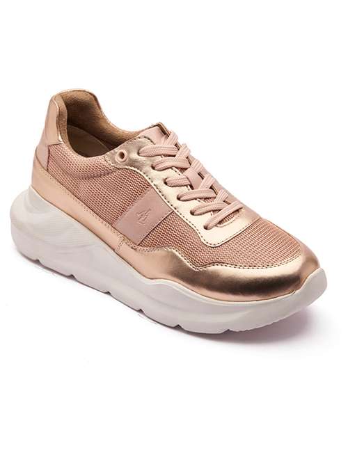 women lace up synthetic sneaker - 20519495 -  Standard Image - 0