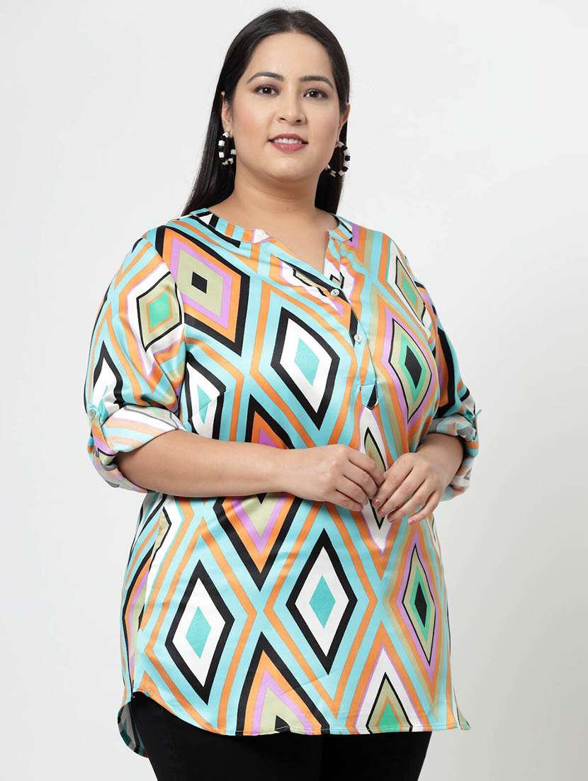 women printed top - 20519816 -  Standard Image - 1