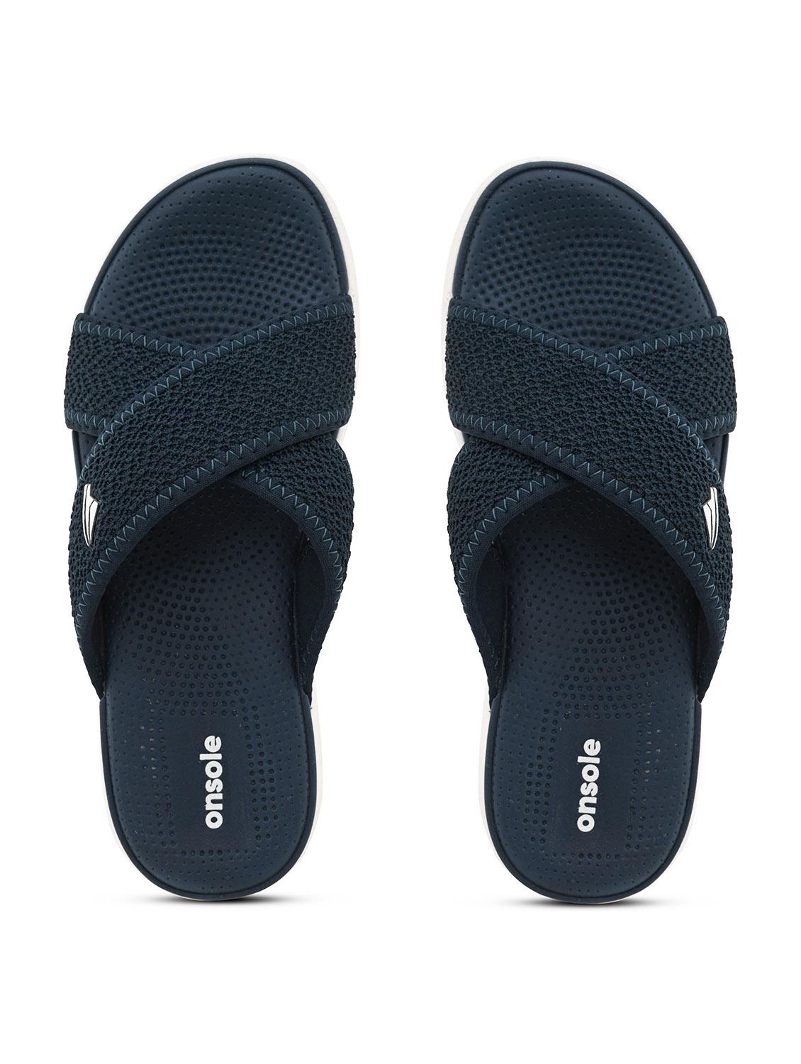 black slip on flip flop - 20519863 - Zoom Image - 0