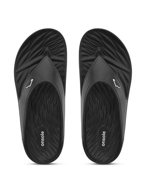 black eva slip on slippers - 20519872 -  Standard Image - 0