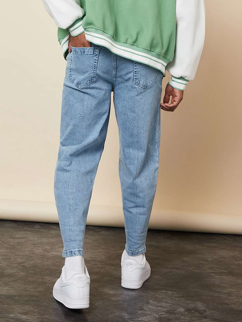 mens relaxed fit plain jeans - 20519935 -  Standard Image - 1