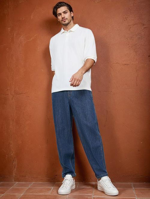 mens relaxed fit plain jeans - 20519945 -  Standard Image - 0