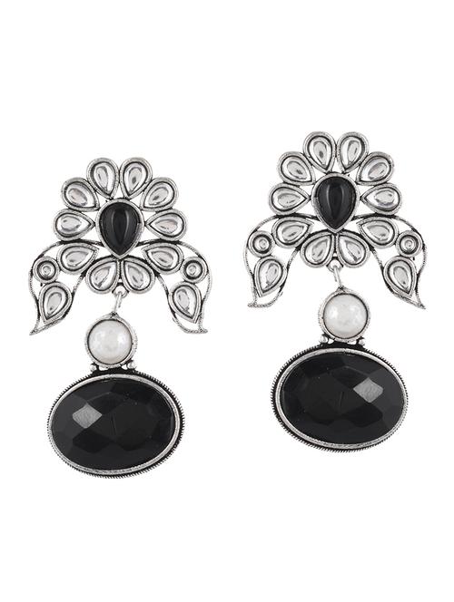 black brass drop earring - 20520277 -  Standard Image - 0
