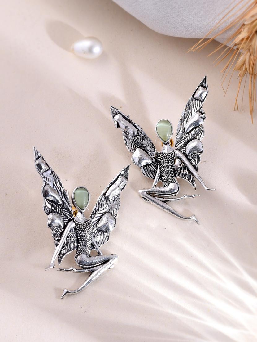 silver plated simbrella earring - 20520279 -  Standard Image - 1
