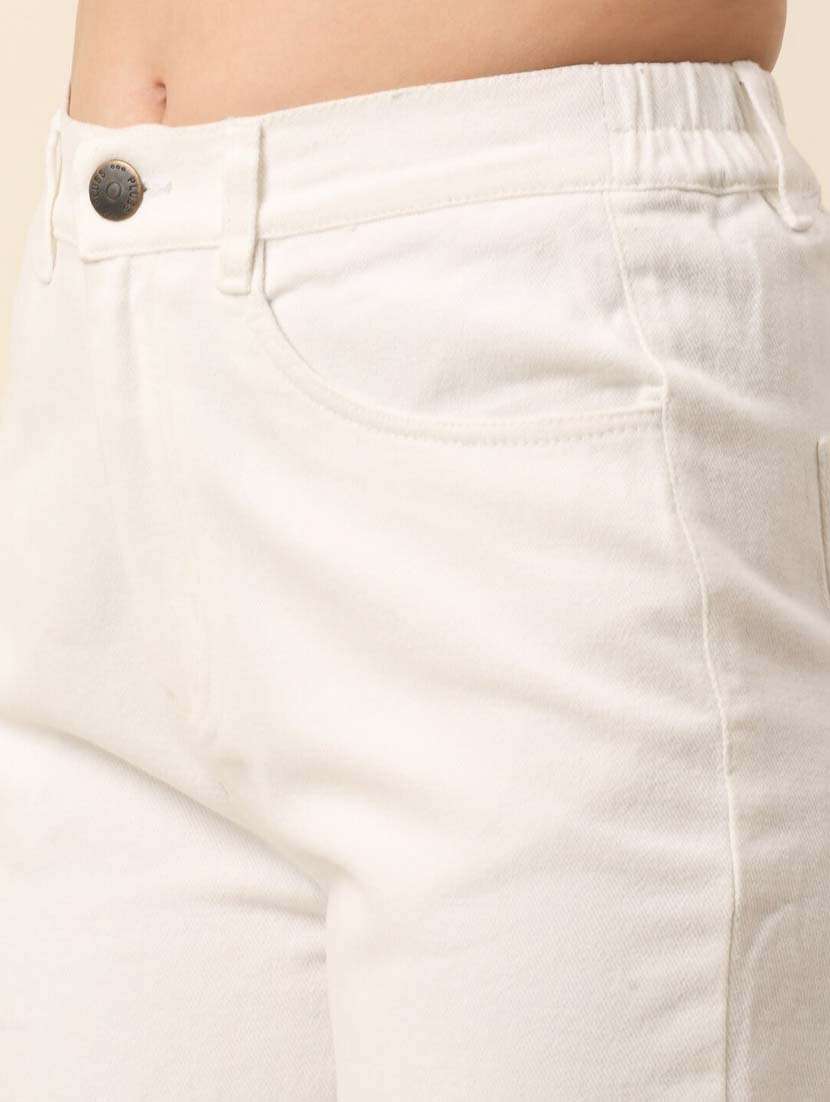 women's plain straight fit jeans - 20521493 -  Standard Image - 4