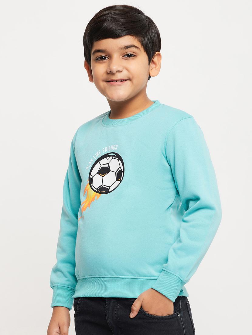 boys long sleeved front print sweatshirt - 20522061 -  Standard Image - 1