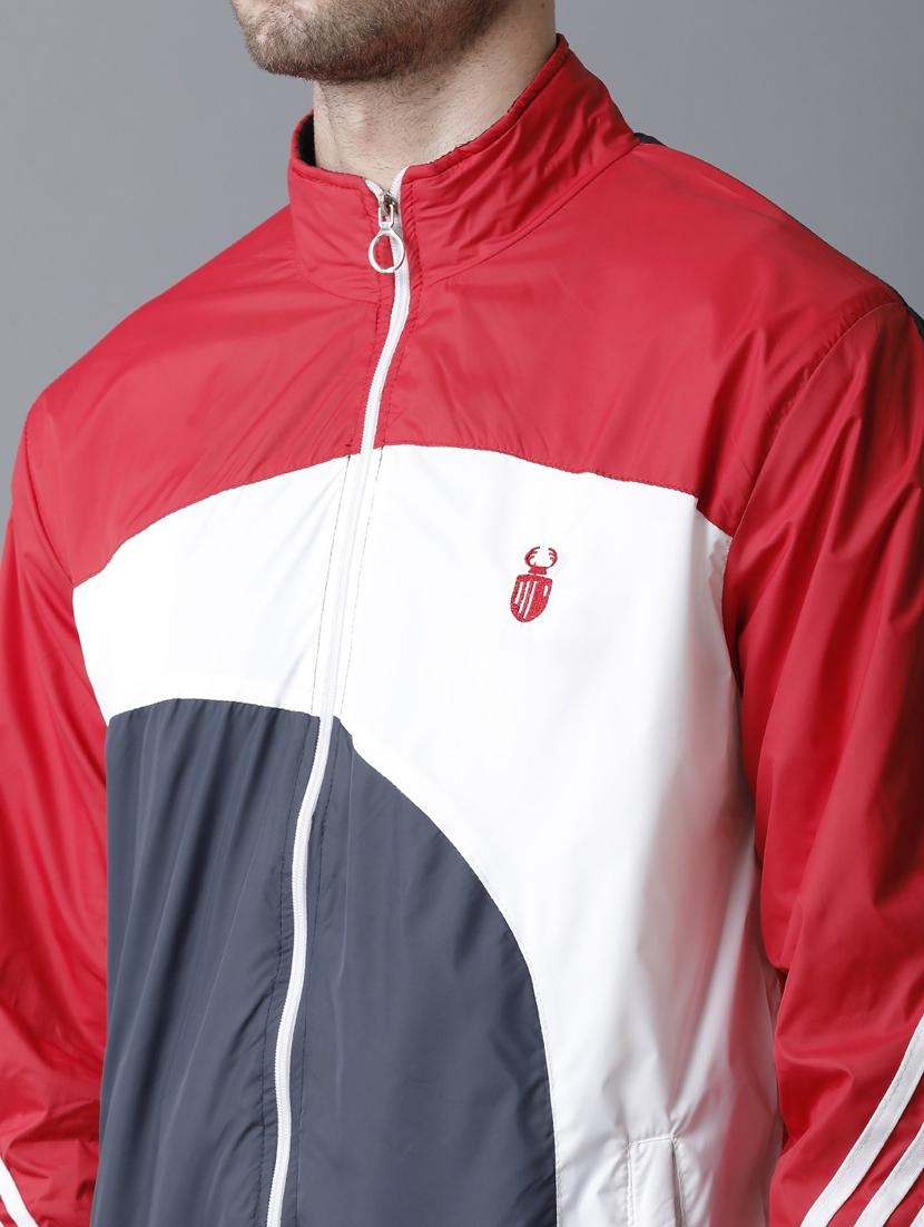 men color blocked causal jacket - 20522259 - Standard Image - 4