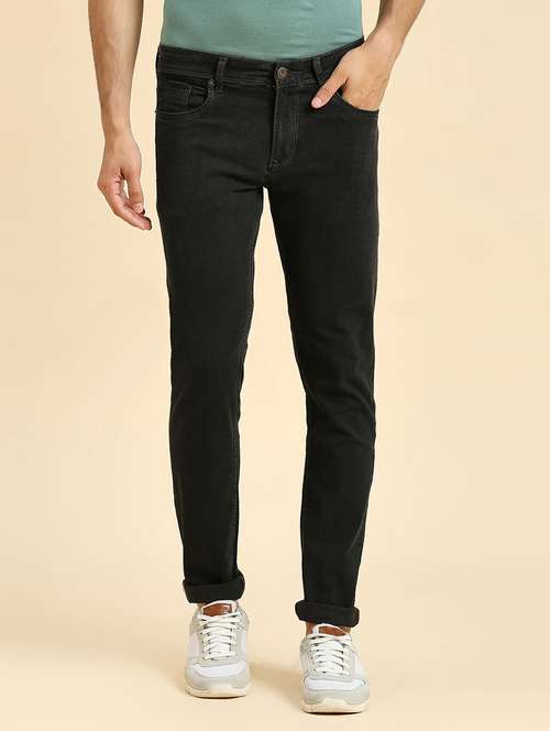 mens slim fit plain jeans - 20522478 - Standard Image - 0