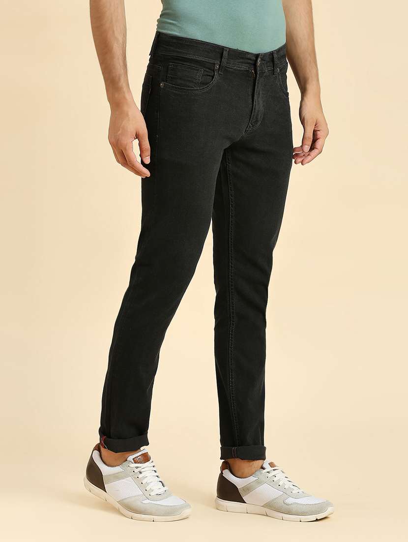mens slim fit plain jeans - 20522478 - Standard Image - 1