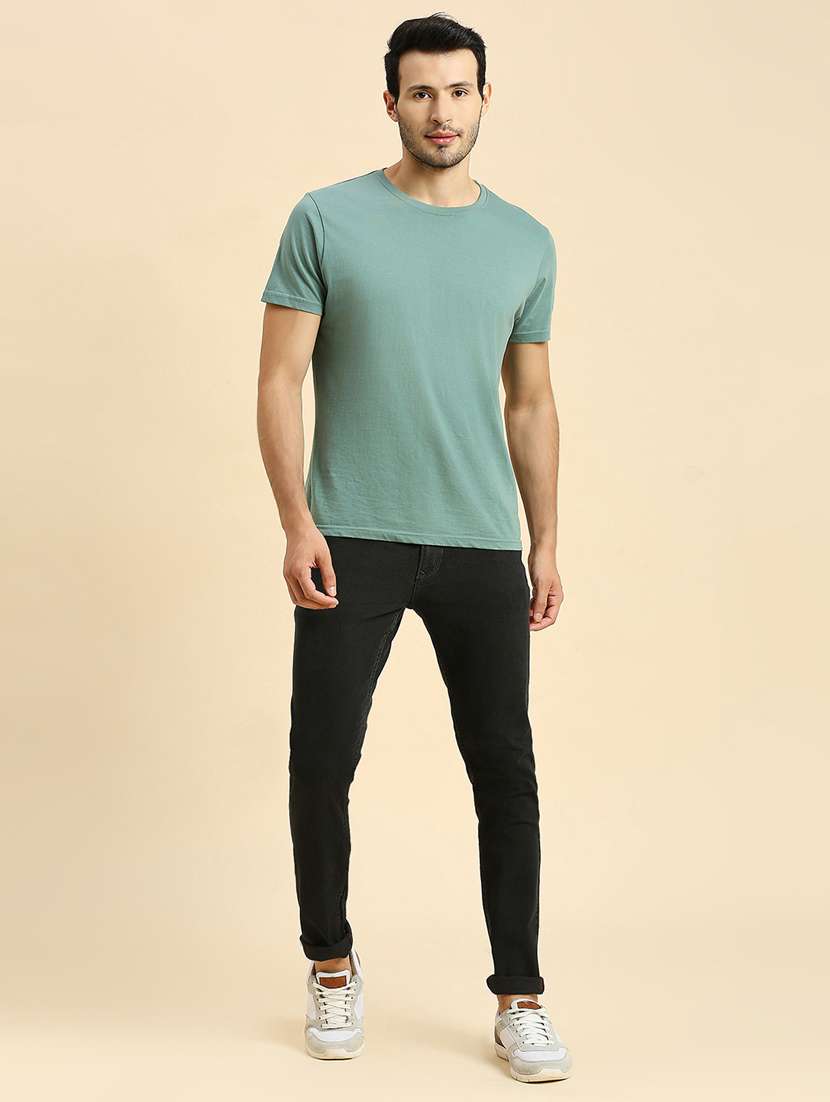 mens slim fit plain jeans - 20522478 - Standard Image - 4