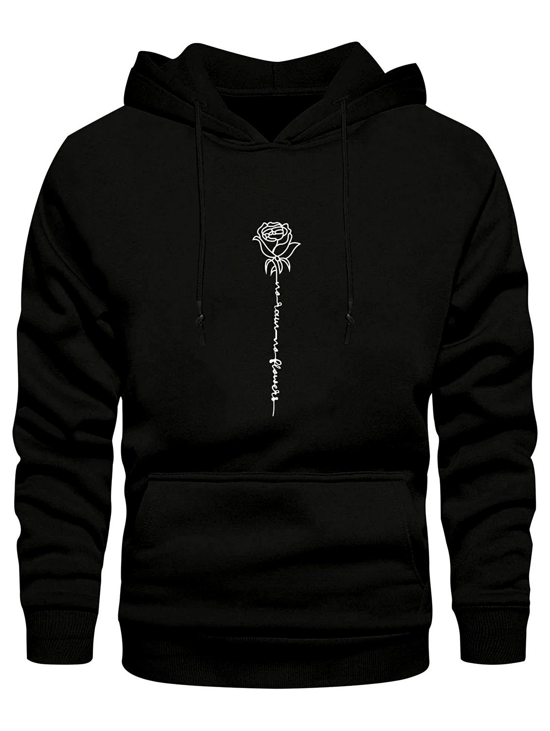 black fleece sweatshirt - 20522891 -  Zoom Image - 0