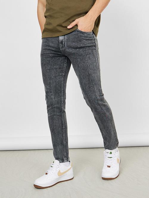 mens slim fit plain jeans - 20533436 -  Standard Image - 0