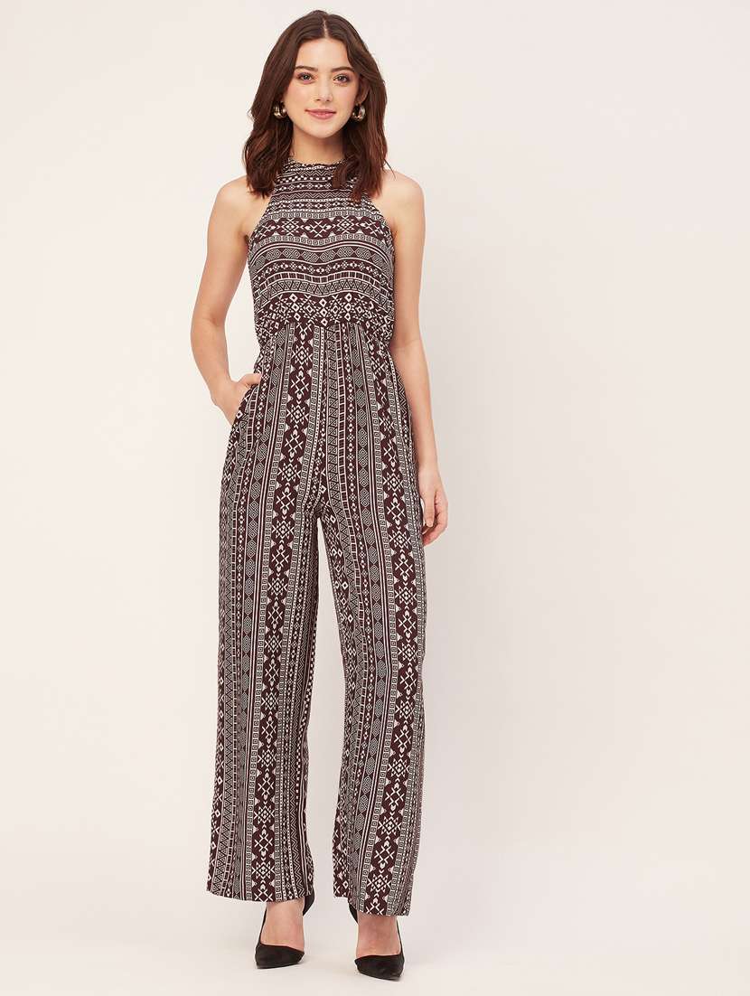 women printed jumpsuit