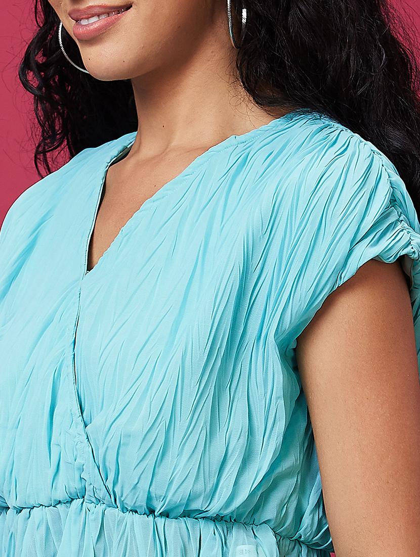 blue solid regular top - 20534022 - Standard Image - 6
