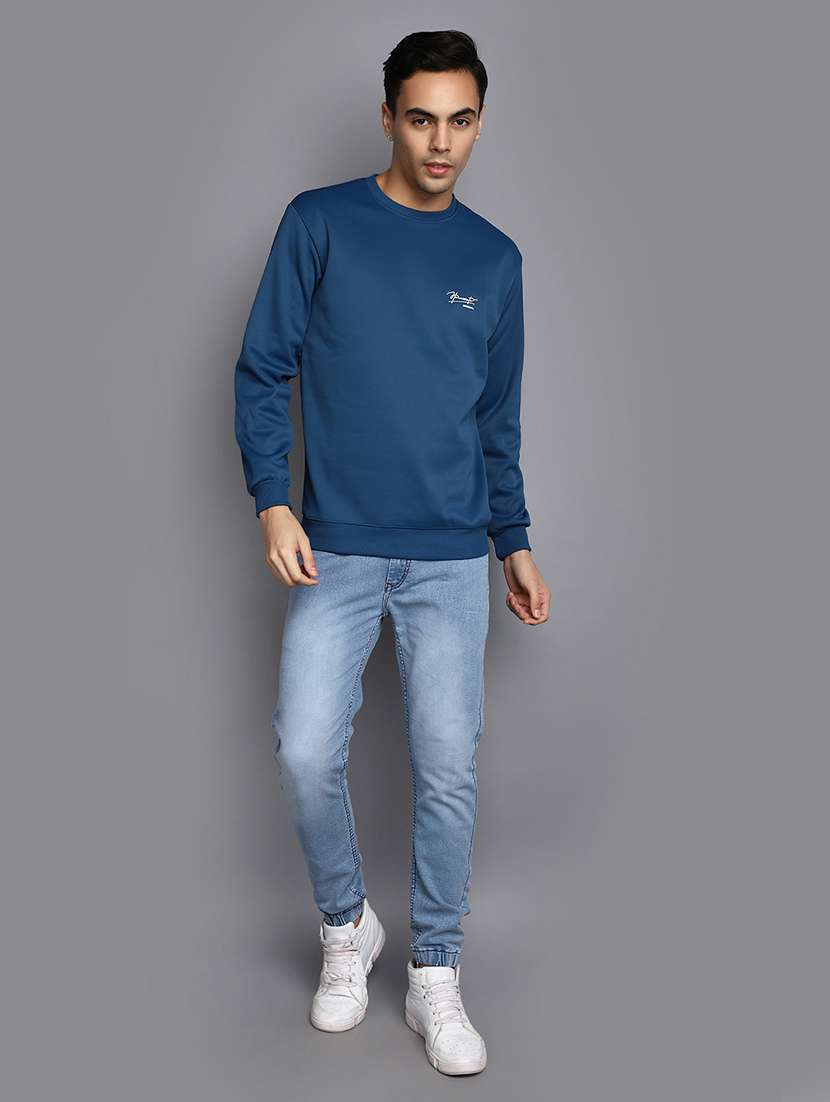 men logo print long sleeve sweatshirt - 20534103 -  Standard Image - 4