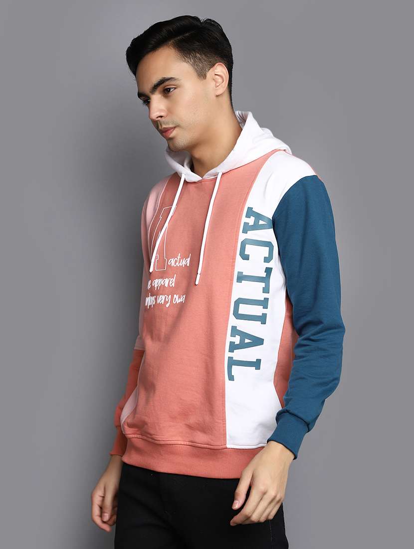 men color block cotton sweatshirt - 20534145 -  Standard Image - 1
