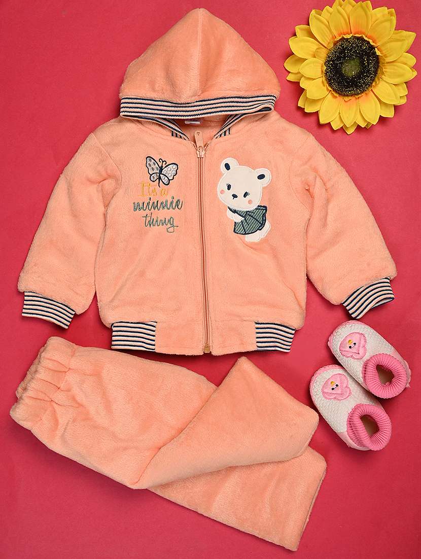 boys solid with work full length set