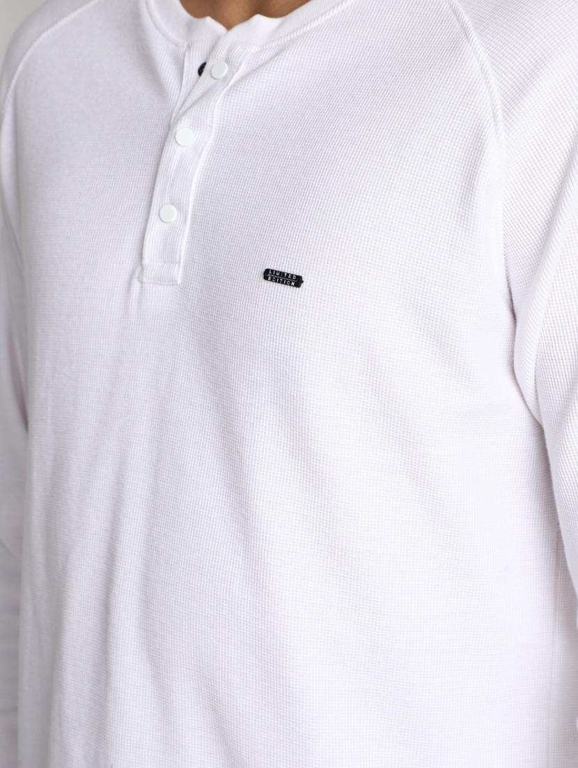 men white henley neck t-shirt - 20534801 - Standard Image - 4