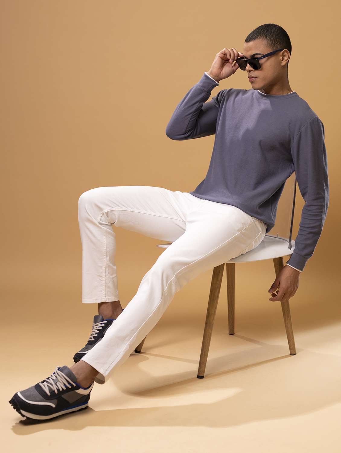 men greyish blue regular t-shirt - 20534804 -  Standard Image - 4