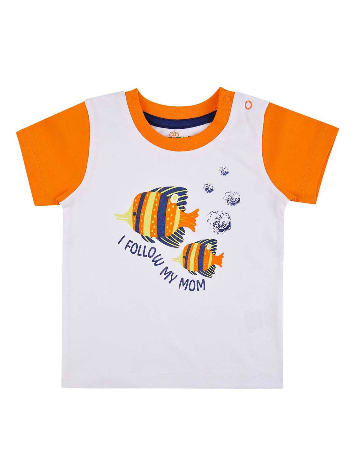 boys white round neck t-shirts