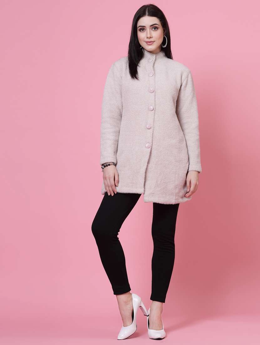 women black woolen legging - 20535192 -  Standard Image - 4