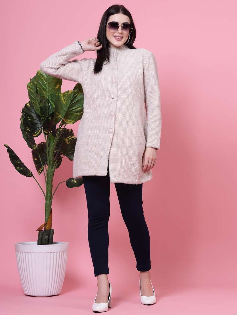 women navy blue woolen legging - 20535196 -  Standard Image - 4