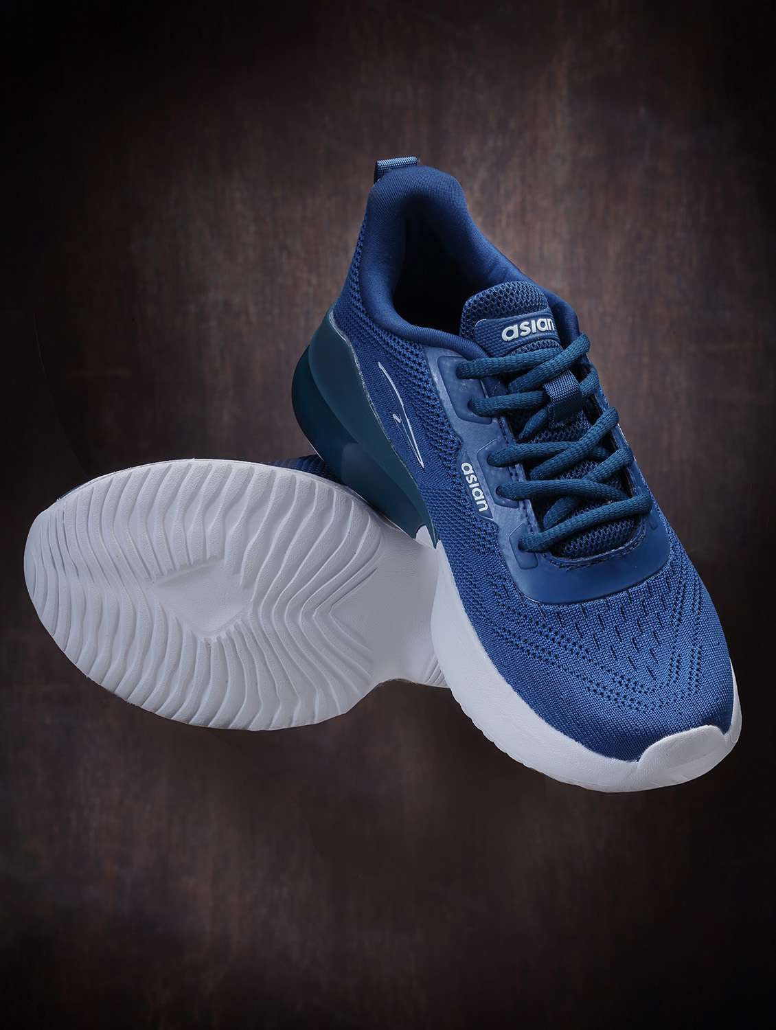 boys blue fabric sports shoe