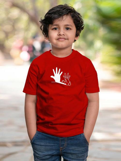 boys round neck graphic printed t-shirt - 20535336 - Standard Image - 0