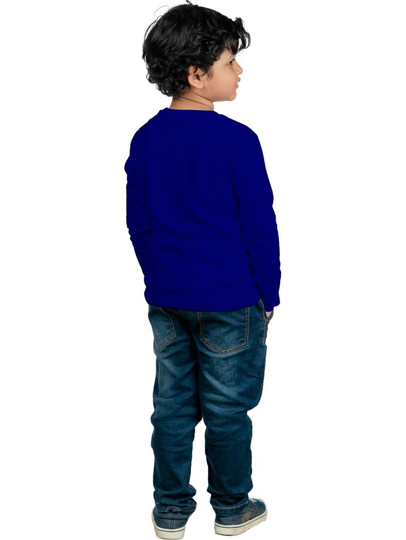 boys round neck typographic printed t-shirt - 20535430 -  Standard Image - 1