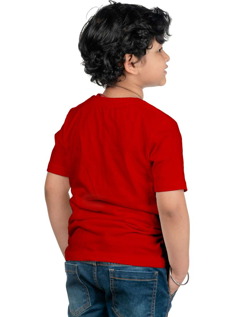 boys round neck chest printed t-shirt - 20535449 -  Standard Image - 1