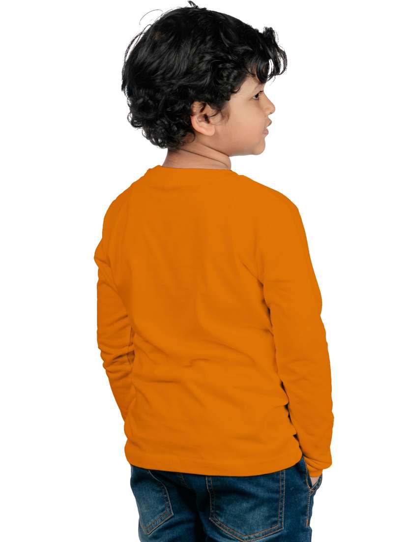 boys round neck typographic printed t-shirt - 20535455 -  Standard Image - 1