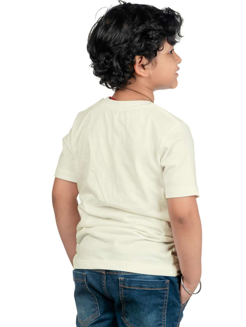 boys round neck graphic printed t-shirt - 20535634 -  Standard Image - 1