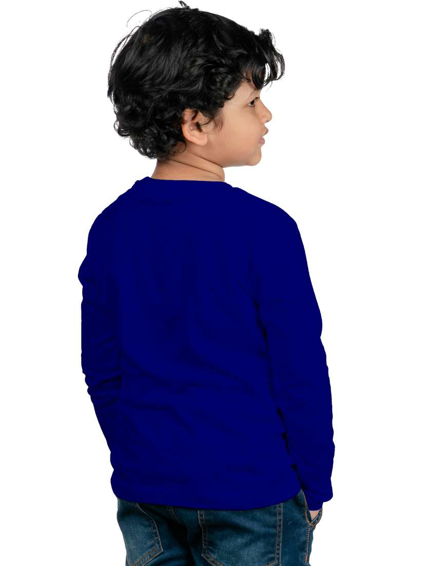 boys round neck typographic printed t-shirt - 20535638 -  Standard Image - 1