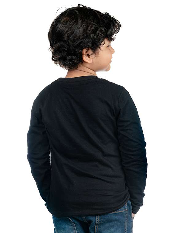 boys round neck typographic printed t-shirt - 20535644 -  Standard Image - 1