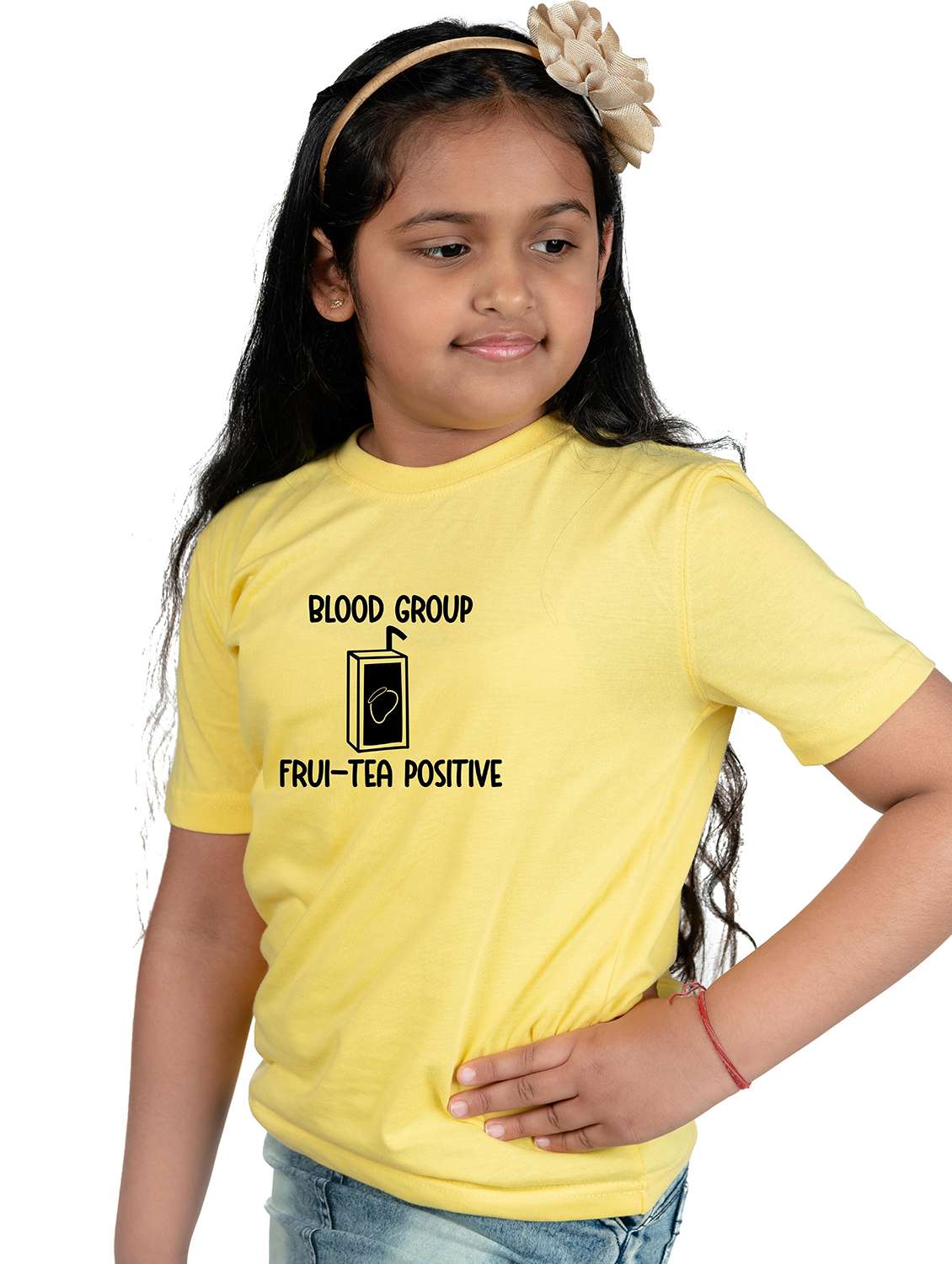yellow cotton blend tee - 20535802 -  Standard Image - 1