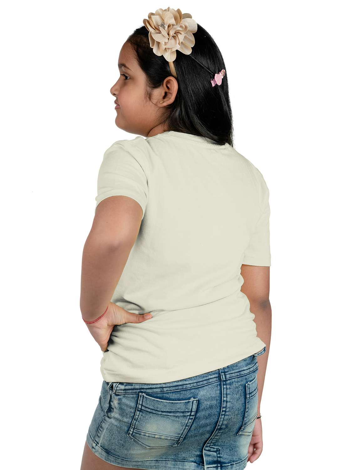 white cotton blend tee - 20535914 -  Standard Image - 1