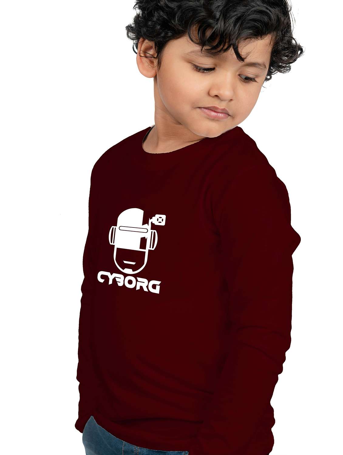boys round neck front printed t-shirt - 20535944 -  Standard Image - 1